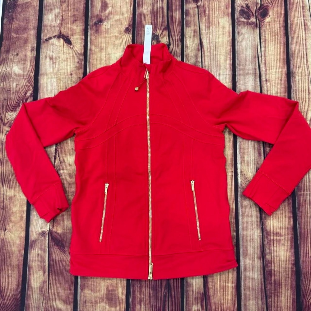 Red lululemon define jacket